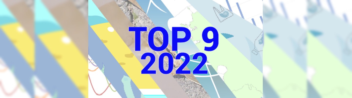 Kollaaž looduspiltidest, peale on kirjutatud TOP 9 2022